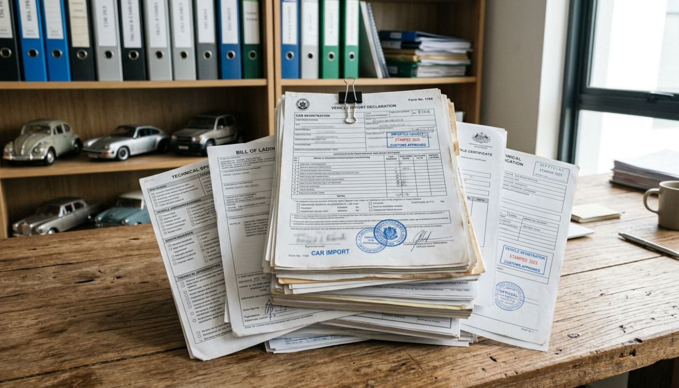 Documentación imprescindible para evitar errores en la importación de coches